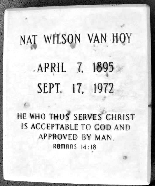 Nat (Bill) Wilson Van Hoy