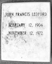 John  (Chick) Francis Ledford