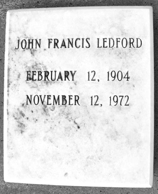 John (Chick) Francis Ledford