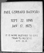Paul Gerhard Bahnson