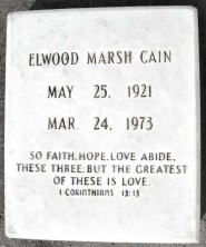 Elwood Marsh Cain