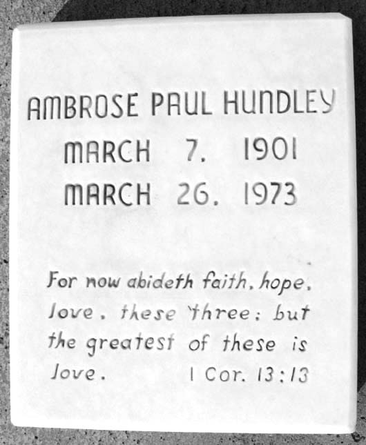Ambrose Paul Hundley