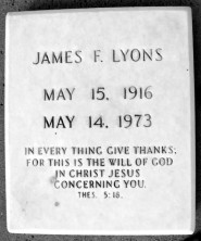 James (Fuzzy) Francis Lyons