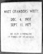 Watt Chambers White