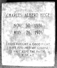 Charles Albert Hege