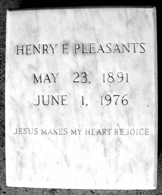 Henry Fries Pleasants