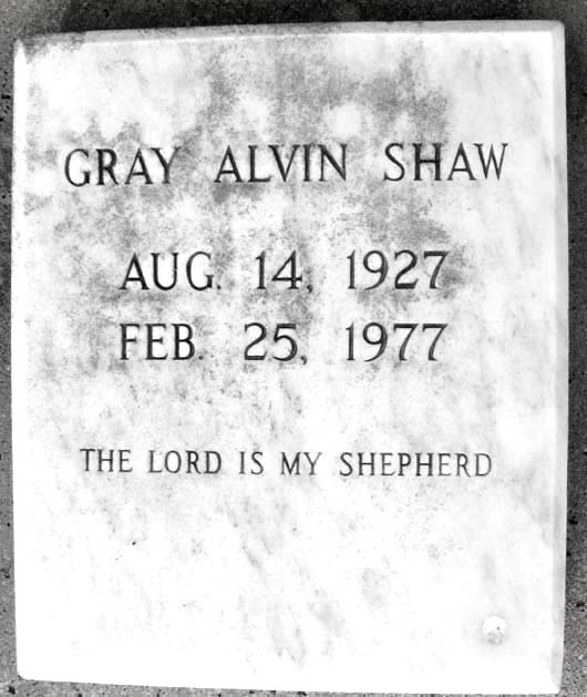 Gray Alvin Shaw