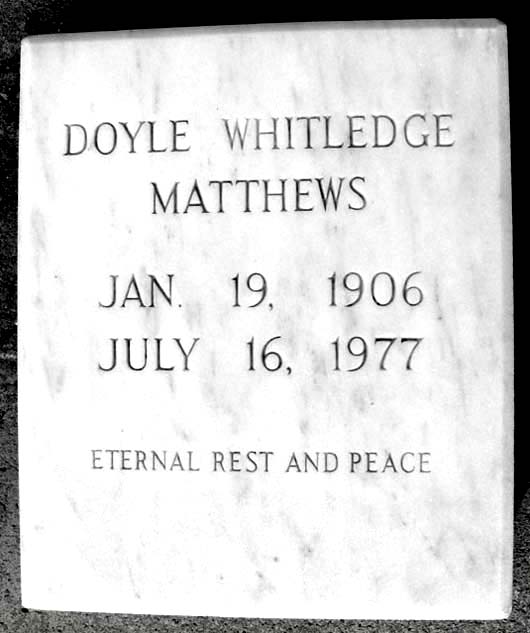 Doyle Whitledge Matthews