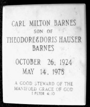 Carl Milton Barnes