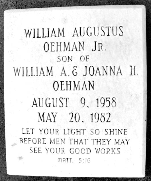 William Augustus Oehman