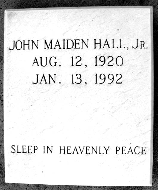 John (J. M.) Maiden Hall