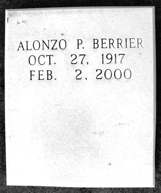Alonzo (Lon) Phillips Berrier