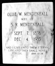 Ollie Mae Mendenhall