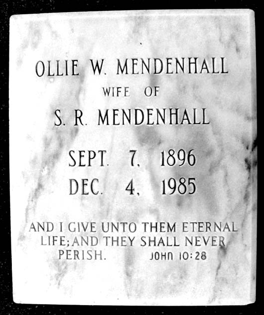 Ollie Mae Mendenhall