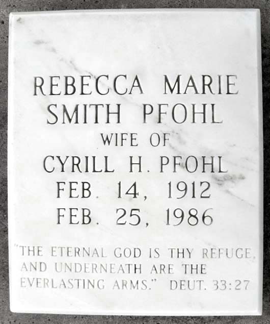 Rebecca Marie Pfohl