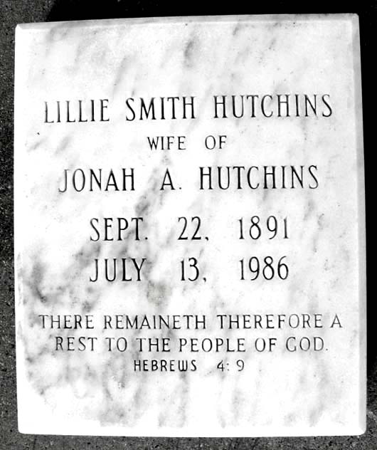 Lillie Jane Hutchins