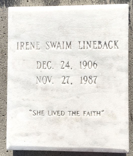 Irene Lineback