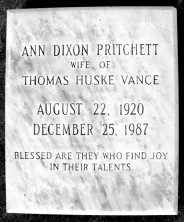 Ann Dixon Vance