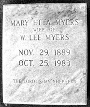 Mary Etta Myers