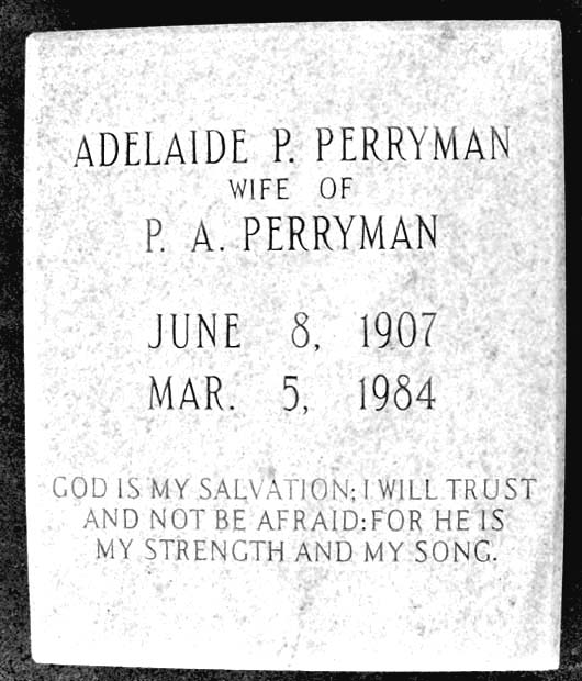 Adelaide Perryman