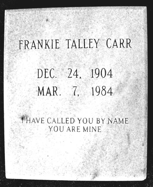 Frankie Carr