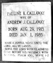 Pauline  Callaway