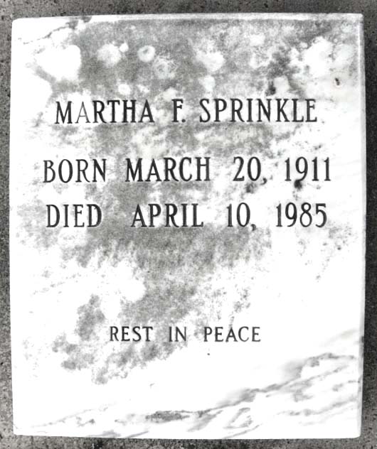 Martha Mae Sprinkle