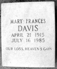 Mary Frances Davis