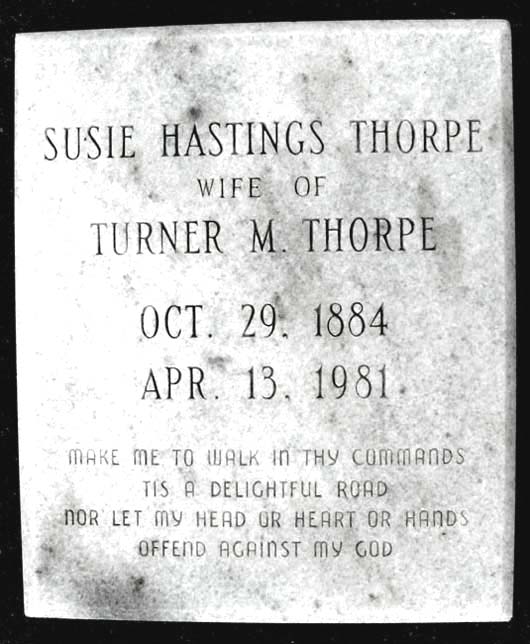 Susie Lafayette Thorpe