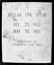 Beulah Adaline Dizor