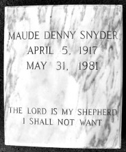 Maude  Snyder