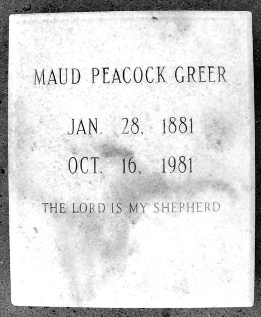 Maud Alma Greer