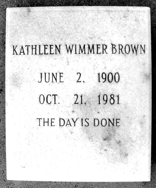 Kathleen Lillian Brown