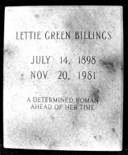 Lettie  Billings