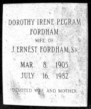 Dorothy Irene Fordham