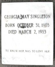 Georgia May Singleton