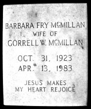 Barbara Elizabeth McMillan