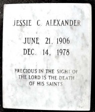 Jessie  Alexander