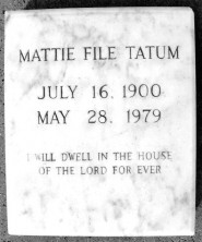 Mattie  Tatum