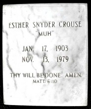 Esther Lucille Crouse