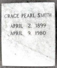 Grace Pearl Smith (took maiden name)