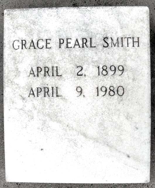 Grace Pearl Smith (took maiden name)