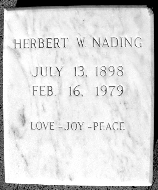 Herbert William Nading