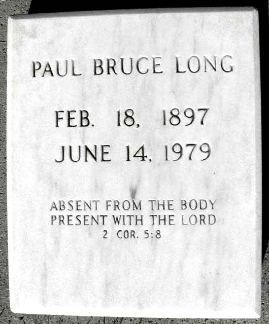 Paul Bruce Long