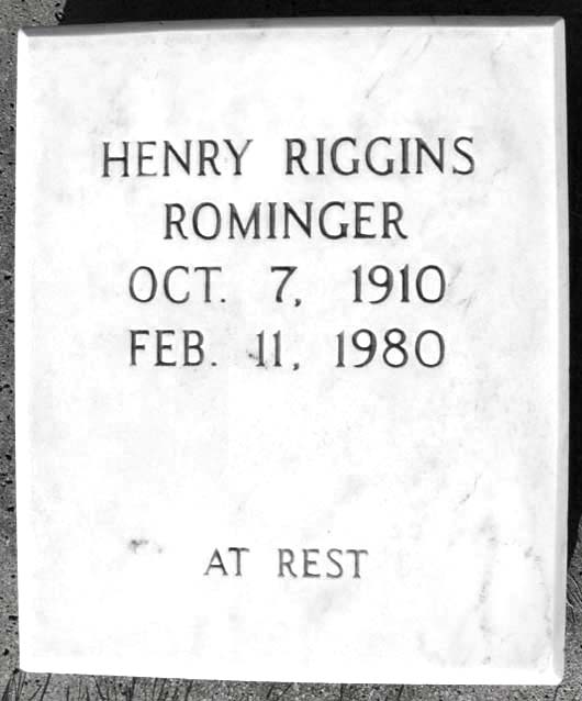 Henry Riggins Rominger