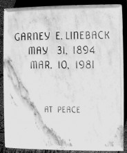 Garney Elmer Lineback