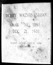 Dewey Watson Sloan