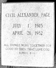 Cecil Alexander Page