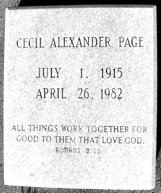 Cecil Alexander Page