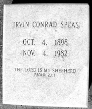 Irvin Conrad Speas